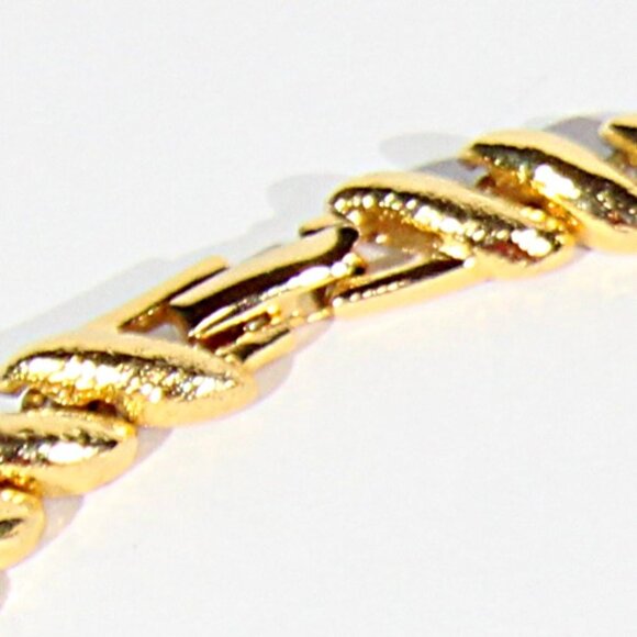 Vintage Gold Tone Rope Choker Necklace - Picture 6 of 6